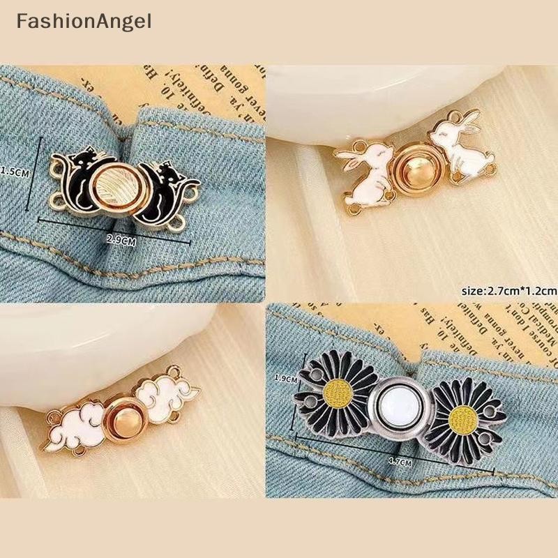 FashionAngel Có thể tháo rời thắt lưng khóa vô hình, nút chụp, trâm trang sức, điều chỉnh dây thắt lưng quần áo VN