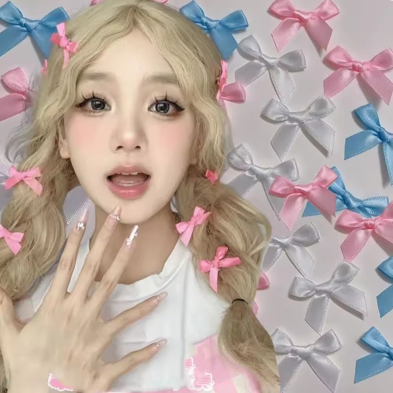 8 Kẹp Tóc Nơ Ballet Ngọt Ngào - Kẹp Tóc Nơ Mini Dễ Thương Cho Bé Gái Hàn Quốc - Phụ Kiện Tóc Thời Trang