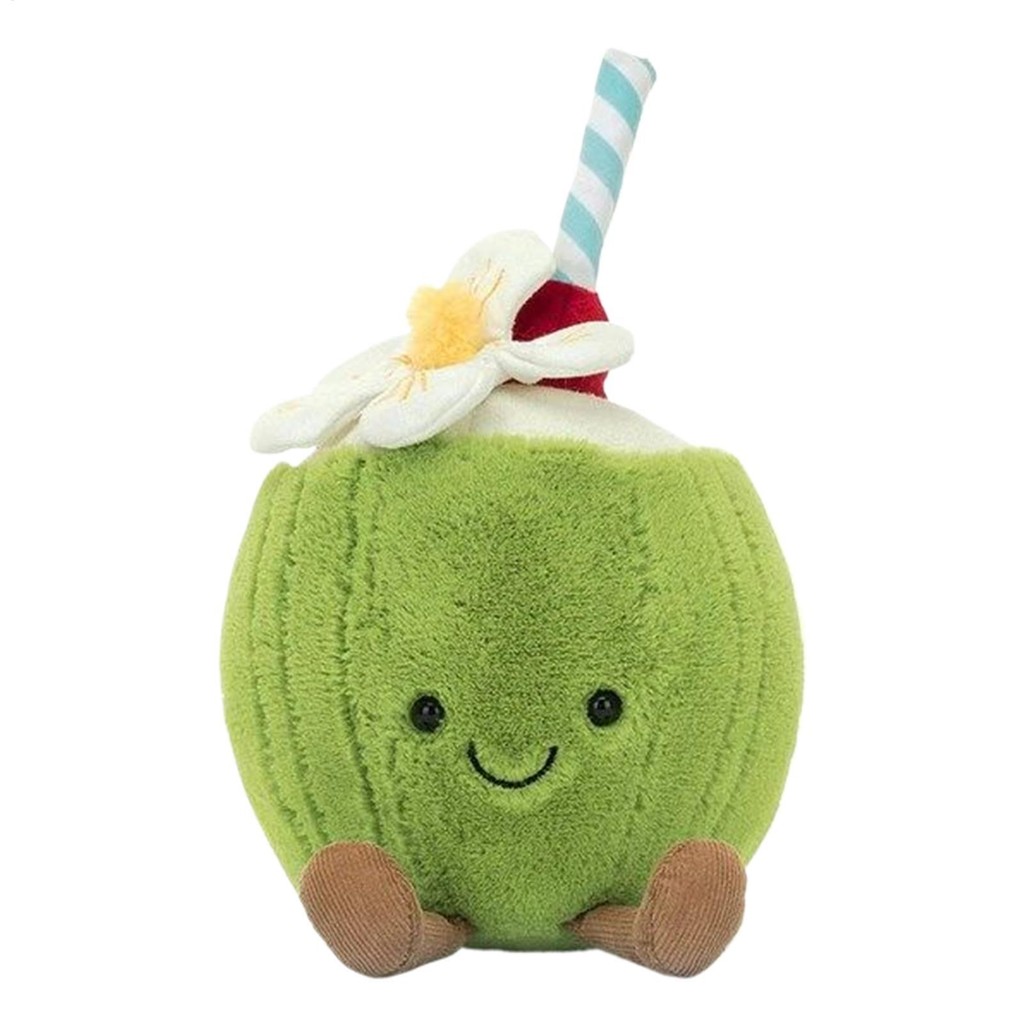 Amuseables Aruba Coconut Dừa Sang Trọng Búp Bê Coco Sang Trọng Mềm Mại Sang Trọng Hình Đáng Yêu Trái Cây Búp Bê