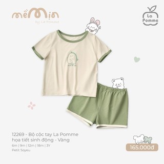La pomme AW2025 BST full Bộ cộc tay La Pomme êm dịu cho bé T8.2.3