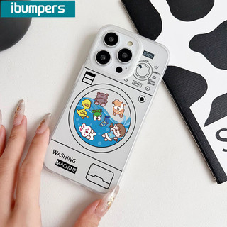 ibumpers Ốp Lưng iPhone Hàn Quốc Cute Hoạt Hình Họa Tiết Ốp Điện Thoại Trong Suốt Mềm TPU nhám Mờ Mềm Chống Sốc Chống Bẩn Cho Iphone 16 15 14 12 13 11 Pro Max IP 7 8 Plus X XS XR
