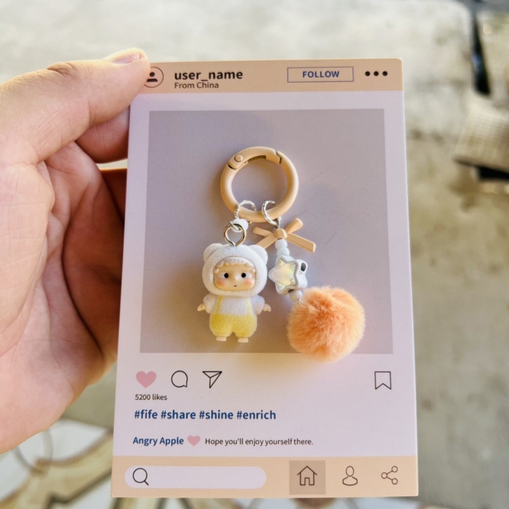 Trang trí túi Mini sang trọng Mặt dây chuyền hạt hoàn thiện dễ thương Phiên bản Ouzi