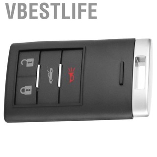 VBESTLIFE Vỏ chìa khóa thông minh Kết cấu bền 4 nút Vỏ điều khiển từ xa cho xe Chevrolet Corvette