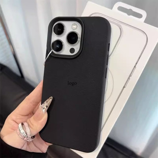 Litchi Họa Tiết Da Kẹo Màu Ốp Lưng Điện Thoại iPhone 16 ProMax 15Pro 15Plus 14 13 12 11 Pro Max Bảo Vệ Toàn Diện Chống Sốc Bảo Vệ Bìa Mềm