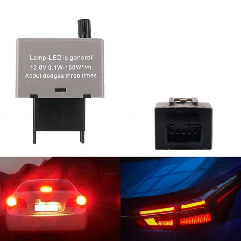 Fol Có Thể Điều Chỉnh Tần Số Xe 8 Pin LED Tín Hiệu Flasher Rơle 81980-34020 81980-02030