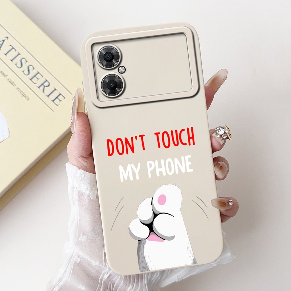 Dành Cho Redmi Note 11R Ốp Lưng Thẩm Mỹ Thời Trang Mèo Dễ Thương Hoạt Hình Động Vật Silicon Vỏ 6.58 '' 22095RA98C