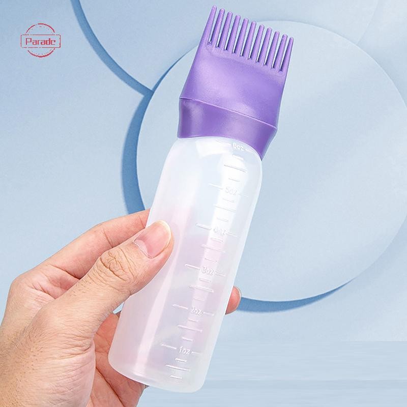 Parade 120ml Nhựa Thuốc Nhuộm Tóc Có Thể Đổ Lại Chai Applicator Lược Pha Chế Salon Tô Màu Tóc Dụng Cụ Tạo Kiểu Tóc VN
