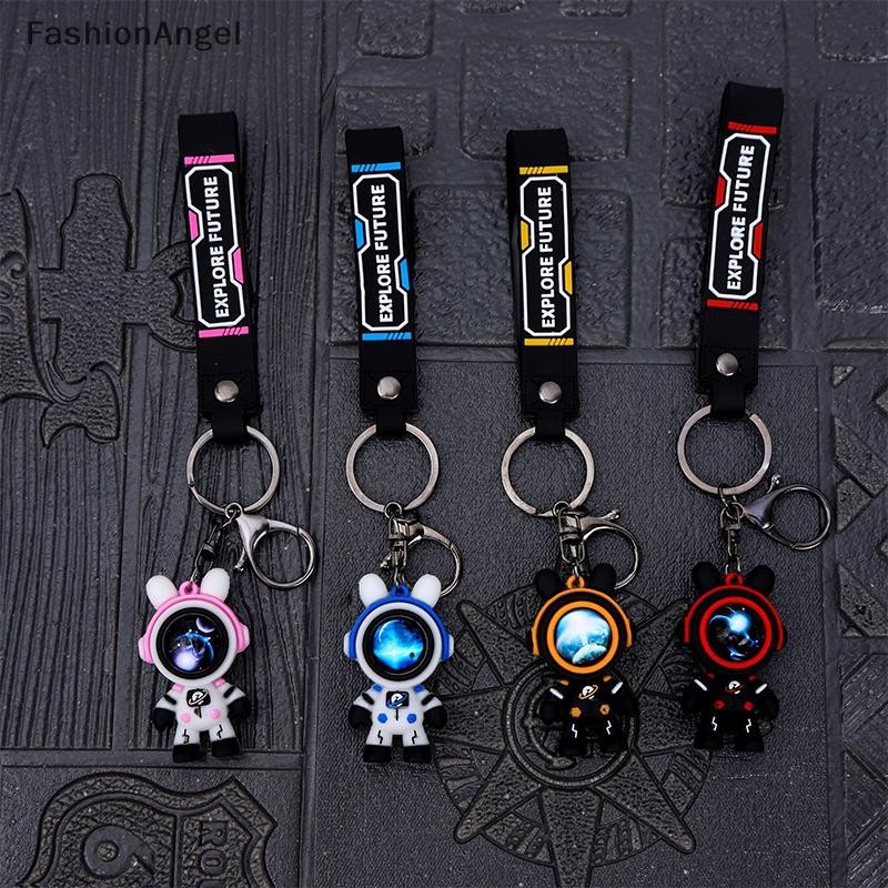 Fashionangel Hoạt Hình Dễ Thương Phi Hành Gia Gấu Móc Khóa Tinh Tế Đơn Giản Cặp Đôi Búp Bê Mặt Dây Chuyền Sáng Tạo Ba Lô Trang Trí Phụ Kiện Quà Tặng VN
