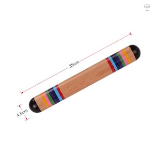Gỗ Rainstick Rainmaker Rain Shaker Nhạc Cụ Đồ Chơi Cầu Vồng Màu Cho Trẻ Em Người Lớn