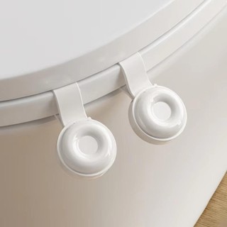 Dụng cụ nâng nắp bồn cầu NOOKSTORY, Tay cầm nâng nắp bồn cầu bền tự dính, Phụ kiện bồn cầu đa chức năng bằng silicon cảm ứng thời trang