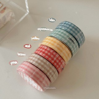 Washi caro chiết 1 mét Papier Platz trang trí sổ