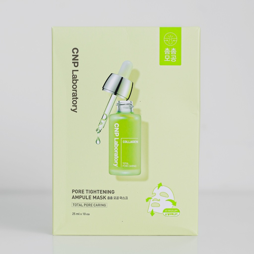 Hộp 10 Mặt Nạ Giấy CNP Laboratory Red Propolis, Propolis Energy, Pore Tightening Ampule Mask