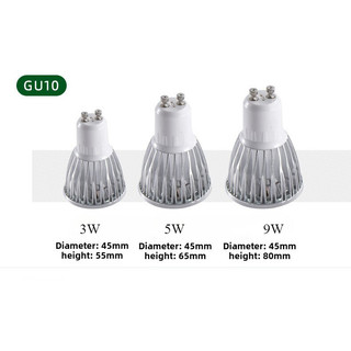 Bóng đèn LED Spotlight COB Bóng đèn 5W 7W 9W GU10 E27 E14 855-265V Ấm / Trung tính / Trắng mát / Ba màu 110V 220V