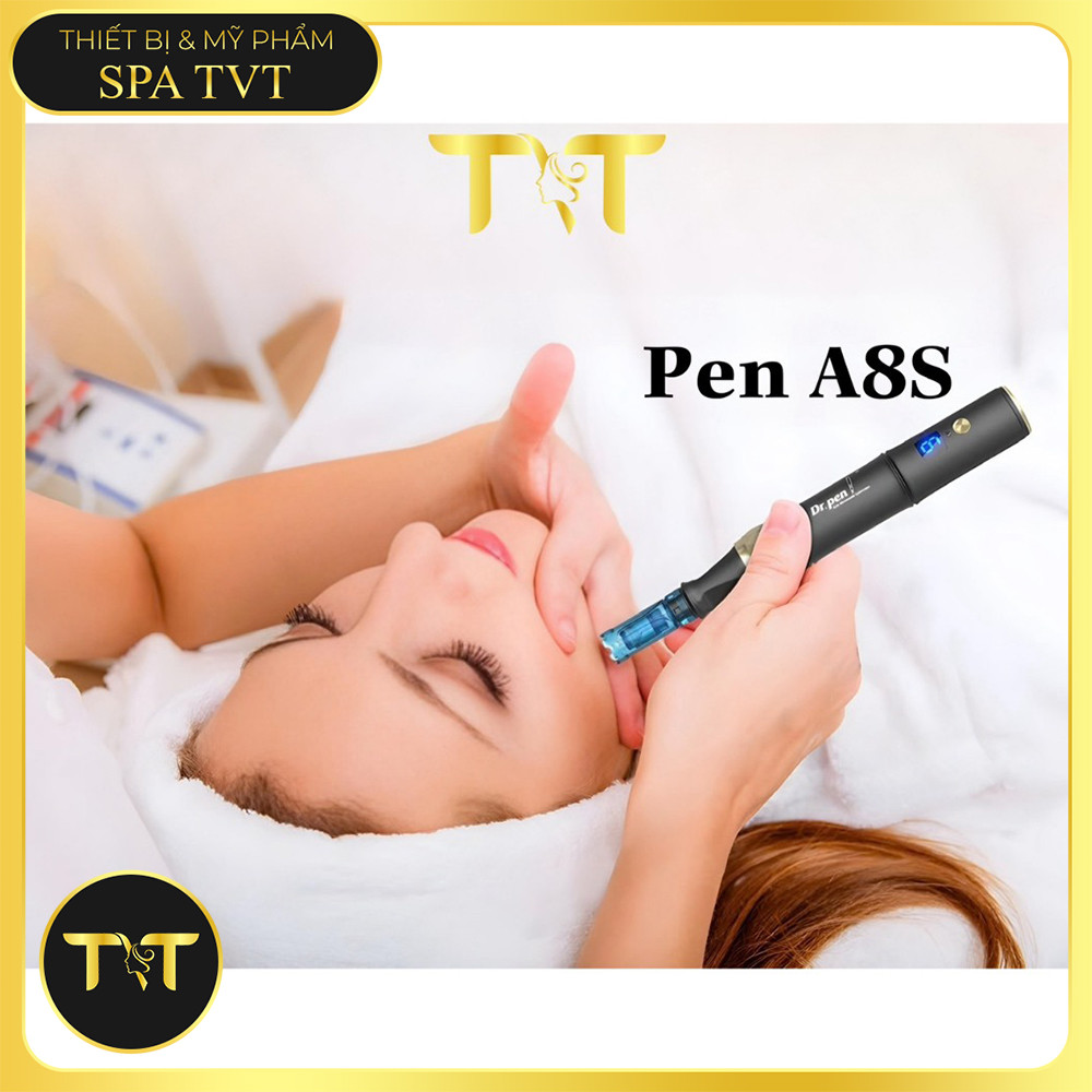 Máy Phi Kim Tích Điện A8S, Hỗ Trợ Giảm Sẹo Rỗ, Mờ Thâm, Tái Tạo Da, Kích Thích Collagen, Trẻ Hóa Da