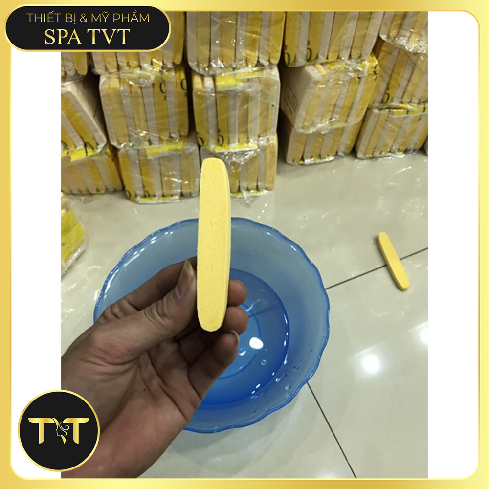 Một Cây Mút Nở Chivey 240 Miếng – Rửa Mặt, Vệ Sinh Da, Lau Mặt Spa, Mềm Mại, Thấm Hút Tốt