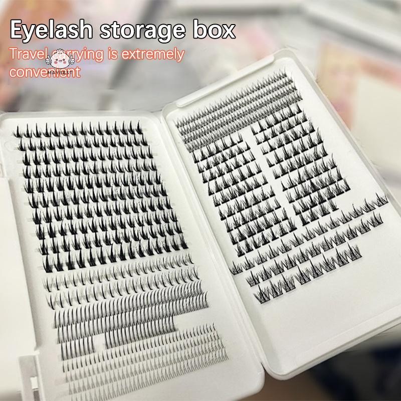 Maybest 1PC Lông Mi Giả Hộp Bảo Quản Chống Bụi Thiết Kế Chụp Du Lịch Dung Tích Cao Lông Mi Trống Hộp Đựng Lash Bảo Quản Màn Hình Organiz {VN}