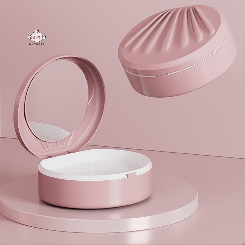 Maybest Aligner Case Hộp Bảo Quản Chỉnh Nha Có Gương Răng Giả Răng Giả Hộp Đựng Nha Khoa Bảo Vệ Miệng Nẹp Tổ Chức Chăm Sóc Răng Miệng {VN}