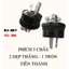 Phích cắm điện 3 chấu (2 dẹt 1 tròn) Tiến Thành PC2-1999 10A-250V,phích cắm điện locking,phích cắm 3 chân kiểu Nhật,phíc