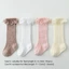 JKDESIGN Dài Tất, Ren Công Chúa Cotton Cho Bé Đầu Gối Cao Cấp, Lưới Rỗng Chất Lượng Cao Thoáng Khí Trẻ Em Tất Trẻ Em Bé Gái Bé Trai