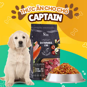 Hạt Cho Chó Captain Túi 2,5kg - Hạt Cho Chó Trộn Cùng Nhiều Loại Topping Thịt Cá