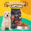 Hạt Cho Chó Captain Túi 2,5kg - Hạt Cho Chó Trộn Cùng Nhiều Loại Topping Thịt Cá