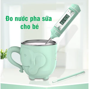 Nhiệt kế que đo sữa Misuta kèm pin, đo sữa đo nước tắm bé trả kết quả nhanh và chính xác, tiện lợi