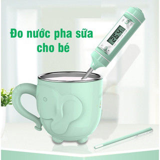Nhiệt kế que đo sữa Misuta kèm pin, đo sữa đo nước tắm bé trả kết quả nhanh và chính xác, tiện lợi