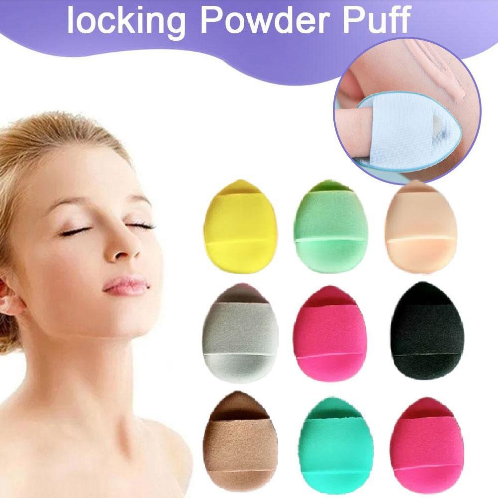 Phấn phủ đầu ngón tay hai mặt chống trễ Puff Tấm che khuyết điểm đệm đơn Khô / ướt Bóng công dụng kép P6u5