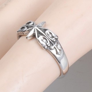 Nhẫn Ngôi Sao Sáu Mặt_handmade Mạ Bạc, Phong Cách Thời Trang Cho Mỗi Ngày