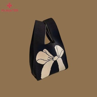 < zhuliye789 > Túi xách dệt thủ công thời trang dành cho nữ, Túi xách thắt nút, Túi mua sắm có thể tái sử dụng thông thường