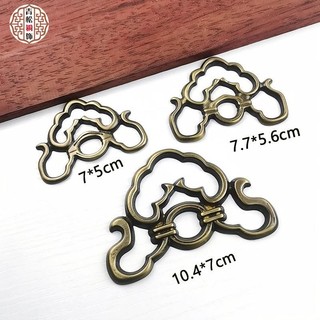 Móc đồng treo tranh thư pháp và khung tranh phong cách cổ điển Trung Quốc, phụ kiện treo tranh retro