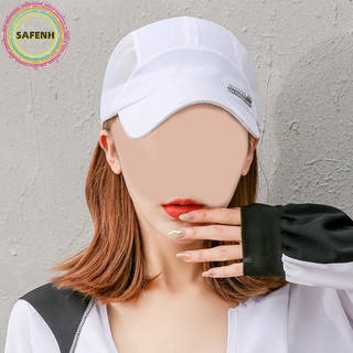 SAFENH Nam Nữ Mũ Bóng Chày Có Thể Điều Chỉnh Thường Ngày Thêu Cotton Mũ Chống Nắng Unisex Màu Trơn Tấm Che Mũ VN