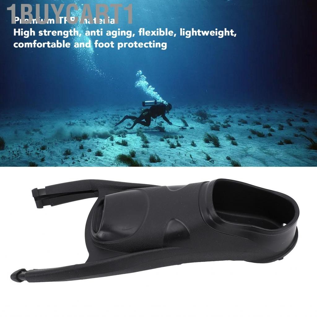 1buycart1 Lặn Fin Foot Pocket Freediving Dễ dàng cài đặt và loại bỏ Antislip (S (37-38))