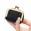 FUHUIOT Kiss Lock Ví đựng tiền xu, Túi đựng đồ trang sức bằng da PU vuông, Túi đựng đồ nhỏ đa chức năng Mini đơn giản
