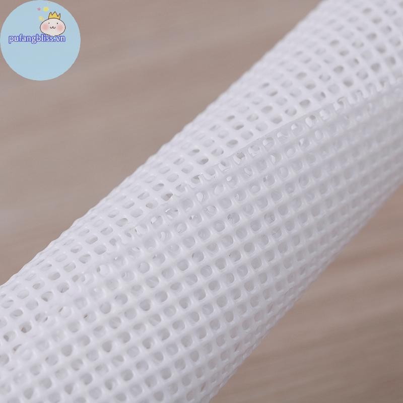 Pufangbliss Tròn Chống Dính Silicon Lưới Vải Nướng Bánh Lót Hấp Miếng Lót Bánh Bao Buns Thảm VN