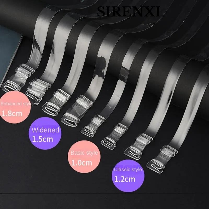 Dây đeo vai SIRENXI, Dây đeo áo ngực trong suốt có thể điều chỉnh, Phụ kiện thân thiết Thắt lưng áo ngực vô hình đàn hồi cao