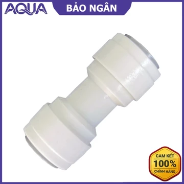 Nối 10 10, Nối Thẳng Hai Đầu Ống 10mm - Nối Nhanh Ống 10mm - Co cút máy lọc nước