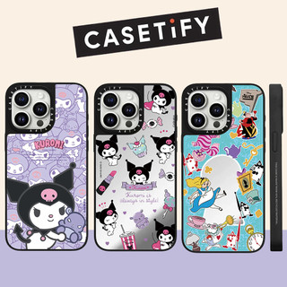 Alice và Kuro Gương Cứng Ốp Lưng Điện Thoại iPhone 17 Pro Max 16 Plus 15 14 13 12 11 Ốp Lưng Acrylic Phía Sau Chống Sốc