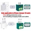 3 Cái / bộ Silicon Sạc Cáp Bảo Vệ Hoạt Hình Dễ Thương Sạc Bảo Vệ Tương Thích Cho ip 20W Sạc