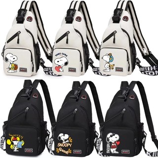 Túi đeo vai Snoopy ba lô chống thấm nước dung tích lớn Ba lô vải Oxford túi đeo chéo