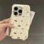 Ốp Điện Thoại Da Mềm Anh Đào Dễ Thương Cho iPhone 17 16 15 14 13 12 11 Pro Max X Xr Xs Max