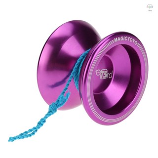 Chuyên Nghiệp Magic Yoyo T5 Overlord Hợp Kim Nhôm Kim Loại Yoyo 8 Bóng KK Mang Có Dây Cho Trẻ Em Tím