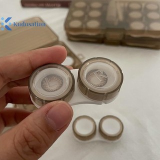 Kudosation 6 Cặp Hộp Bảo Quản Ống Kính Tiếp Xúc Lớn Du Lịch Di Động Hộp Đựng Ống Kính Để Trang Điểm Làm Đẹp Học Sinh Hộp Nhíp Dính Hộp Đựng