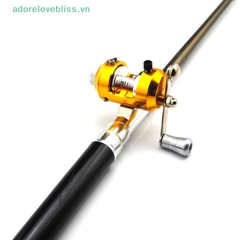 Thêm Kim Loại Trống Cuộn 60-100ft Bút Cần Câu Cá Ice Fishing Reel, Tay Trái / Phải Reel BSS