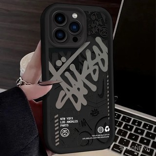 Ốp lưng cho OPPO F7 F9 F11 R15 Pro Find X3 X5 X8 Pro 5G thương hiệu thời trang logo chữ cái mắt thiên thần chống sốc mềm