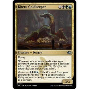 Magic the Gathering - Tarkir: Dragonstorm - Kheru Goldkeeper | Shopee ...