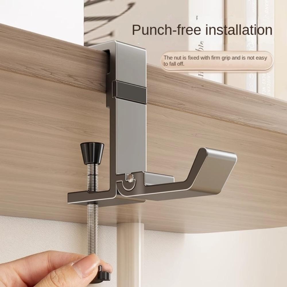 Móc treo SNUGHOUSE, Giá đỡ bàn làm việc bằng hợp kim nhôm di động, Giá đỡ túi xách có thể tháo rời đa chức năng không cần đục lỗ