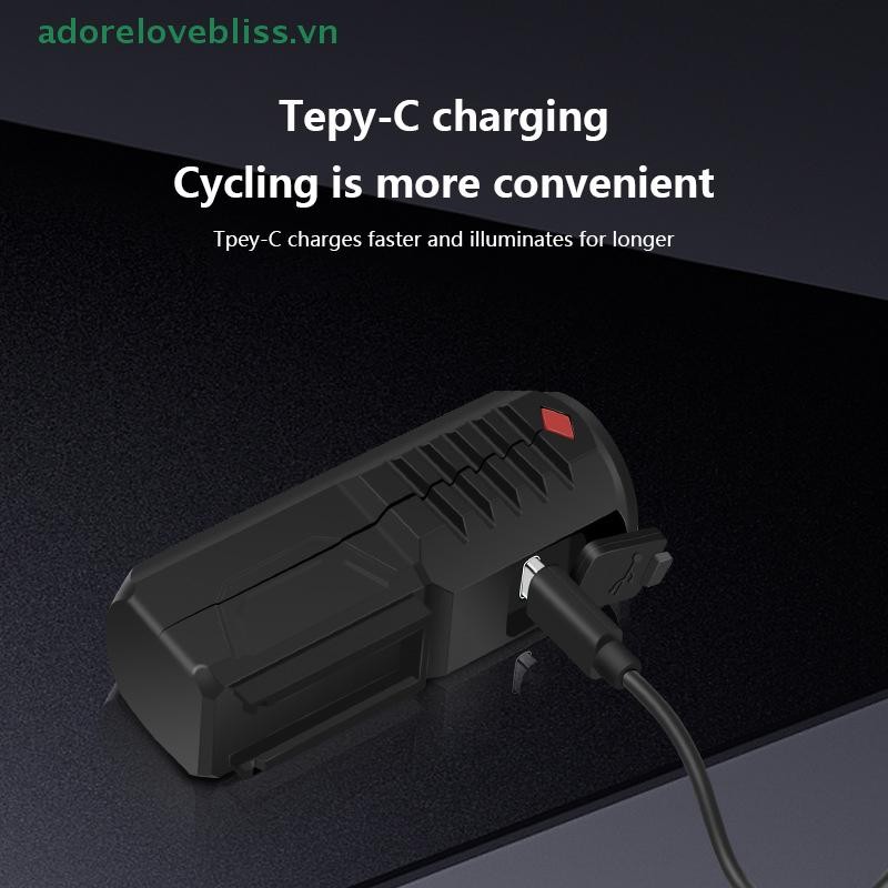 THÊM Đèn LED Sáng Trước USB Sạc Đèn Núi Xe Đạp Đèn Pha Đèn Pin Đi Xe Đạp Xe Tay Ga BSS