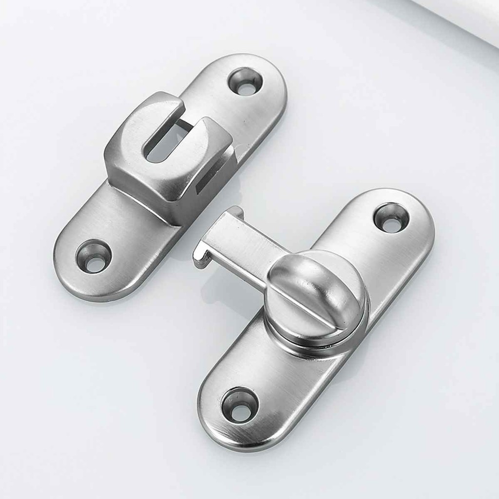 Chốt khóa cửa chống trộm dành cho cửa mở - lùa - trượt. Chốt xoay chống trộm bằng hợp kim dày dặn