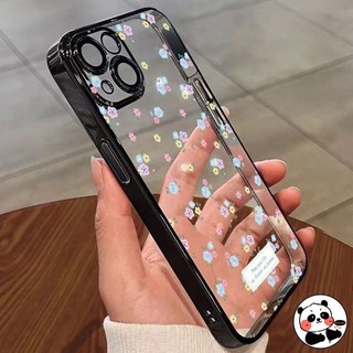 Ốp Điện Thoại Mạ Sang Trọng Cho Vivo V50 Lite V40 V30 V29 V27 V25 Pro Lite V27E V25E V23E V21 V21E V20 Pro SE 5G Ốp Lưng Hoạt Hình Dễ Thương Hoa Bóng Chống Sốc Trong Suốt Vỏ Mềm